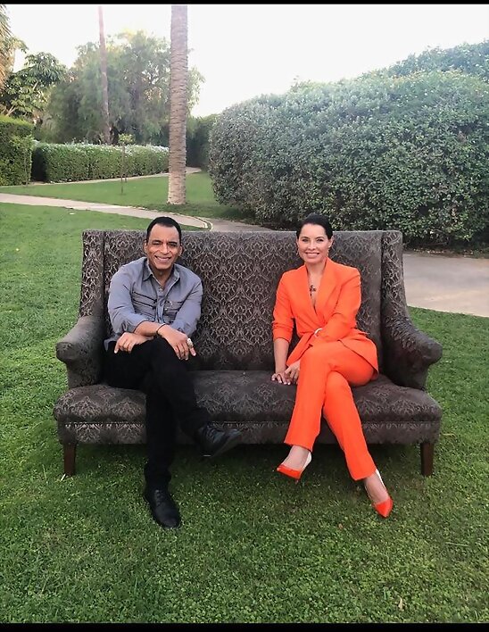 HOY JUEVES 12-9-2019,FOTO DE SORY CON JON SECADA