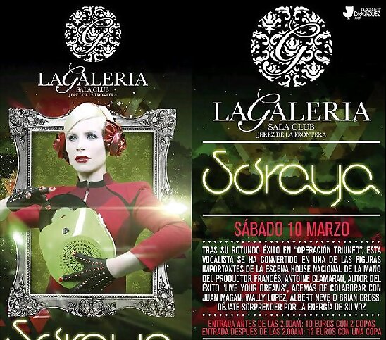 [HOY SÁBADO 10-3-2012, SORAYA EN JEREZ]