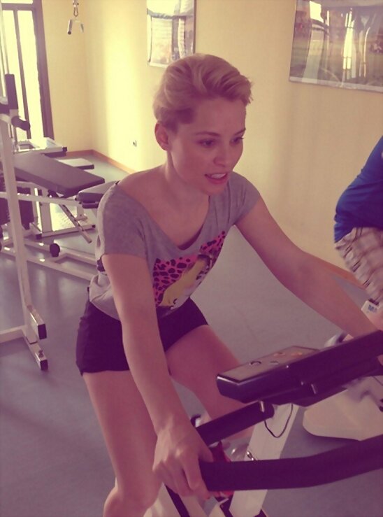 HOY MARTES 5-3-2013, SORAYA HACIENDO DEPORTE