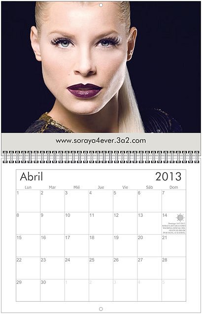 HOY LUNES 1-4-2013, FOTO CALENDARIO ABRIL 2013
