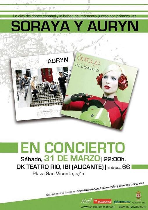 [HOY SÁBADO 31-3-2012, CONCIERTO DE SORAYA]