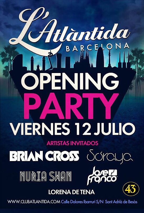 HOY VIERNES 12-7-2013, CONCIERTO DE SORAYA EN BCN