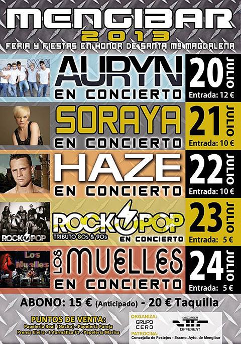 HOY DOMINGO 21-7-2013, CONCIERTO EN MENGIBAR