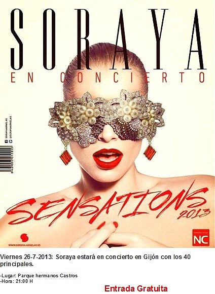 HOY VIERNES 26-7-2013, CONCIERTO EN GIJON