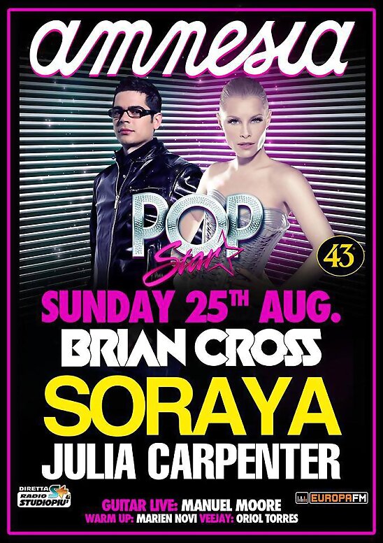 HOY DOMINGO 25-8-2013, SORAYA EN AMNESIA (IBIZA)
