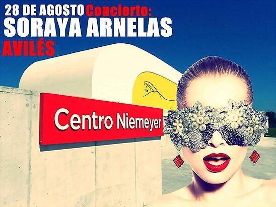 HOY MIÉRCOLES 28-8-2013,SORAYA CONCIERTO EN AVILES