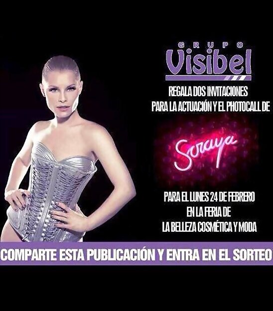 HOY DOMINGO 23-2-2014, SORAYA ESTARA EN LA MODA