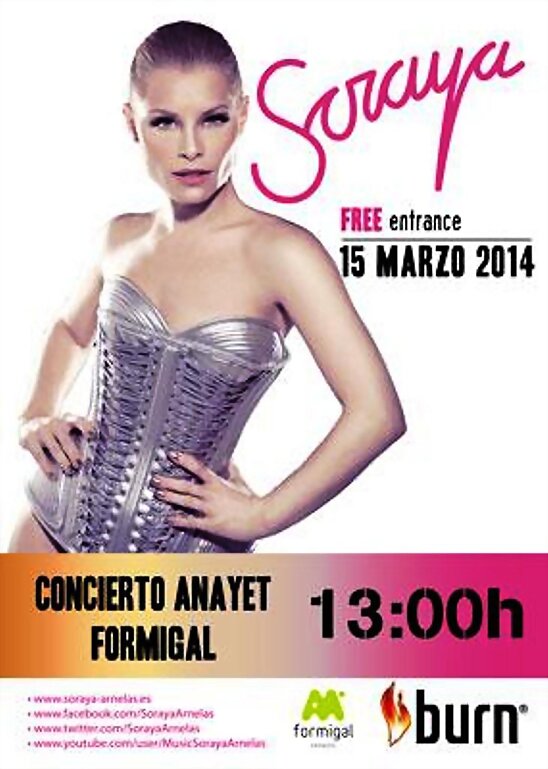 HOY SÁBADO 15-3-2014, SORAYA ESTARA EN FORMIGAL