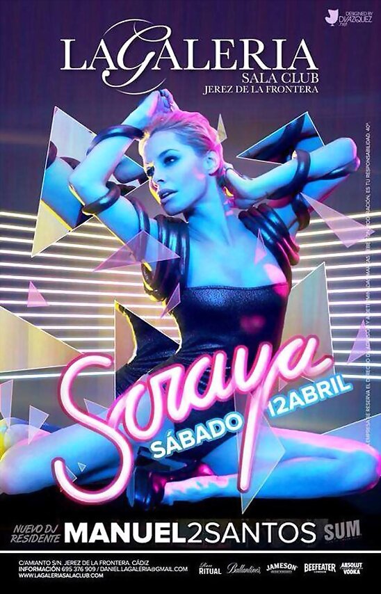 HOY SÁBADO 12-4-2014, SORAYA ACTURA SALA GALERIA