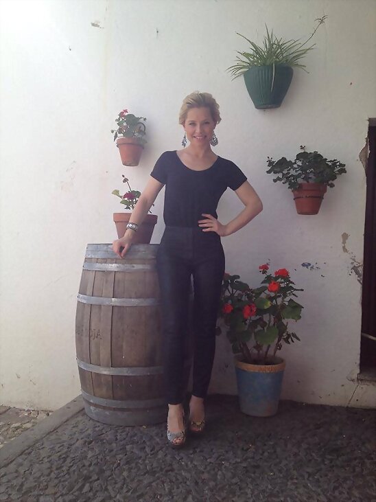 HOY LUNES 19-5-2014, FOTO DE SORAYA EN SU PUEBLO