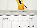 HOY LUNES 2-6-2014, CALENDARIO JUNIO 2014