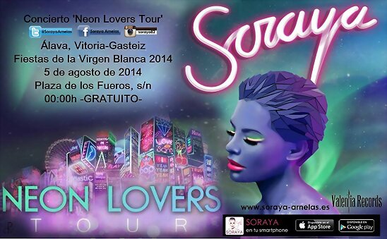 HOY MARTES 5-8-2014, SORY EN CONCIERTO EN VITORIA