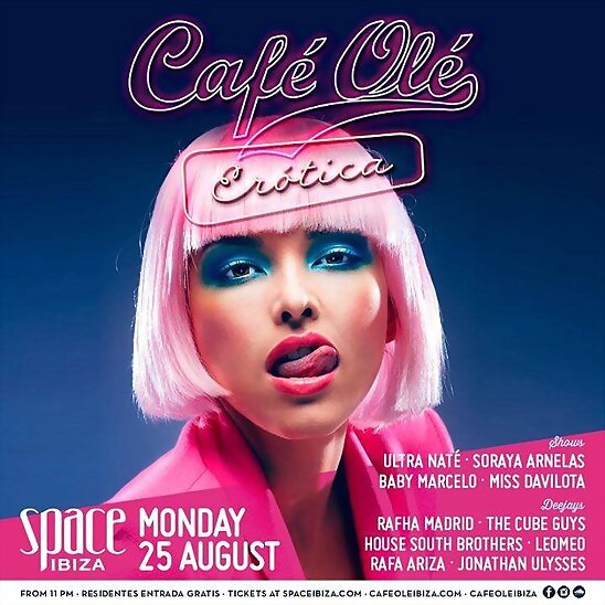 HOY LUNES 25-8-2014, CONCIERTO EN CAFE OLE IBIZA