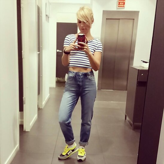 HOY SÁBADO 6-9-2014, FOTO DE SORY CON SUS PANTALON