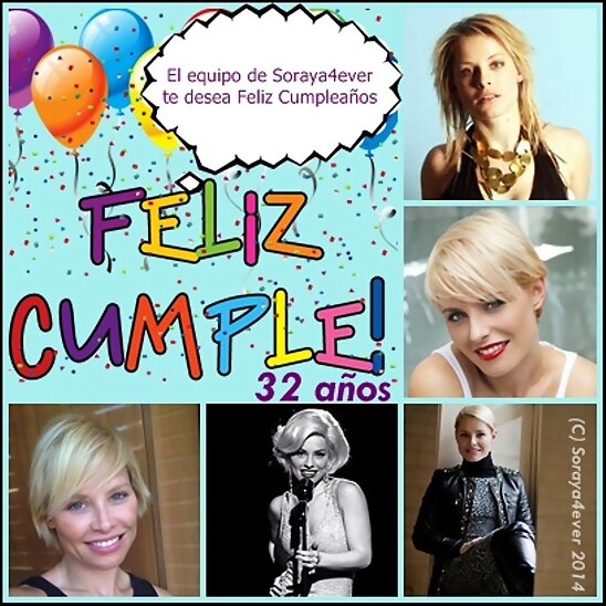 : EL EQUIPO DE SORAYA4EVER TE DESEA FELIZ CUMPLE :