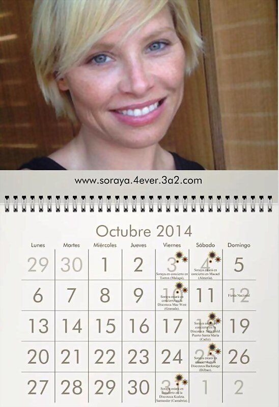 HOY MIÉRCOLES 1-10-2014 CALENDARIO OCTUBRE 2014