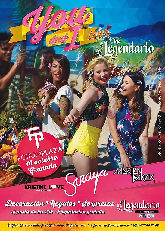 HOY VIERNES 10-10-2014, CONCIERTO DE SORY GRANADA