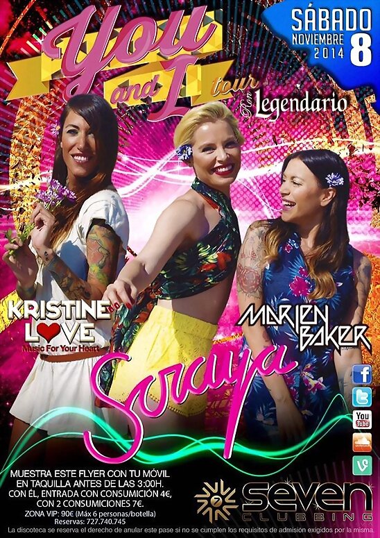 HOY SÁBADO 8-11-2014, SORAYA EN CONCIERTO XATIVA