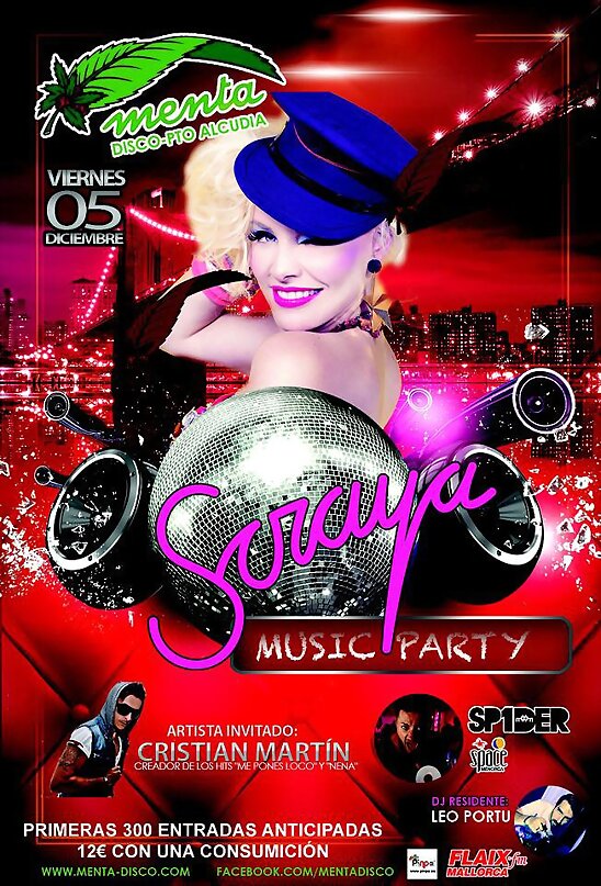 HOY VIERNES 5-12-2014, CONCIERTO DE SORY EN ALCUDI