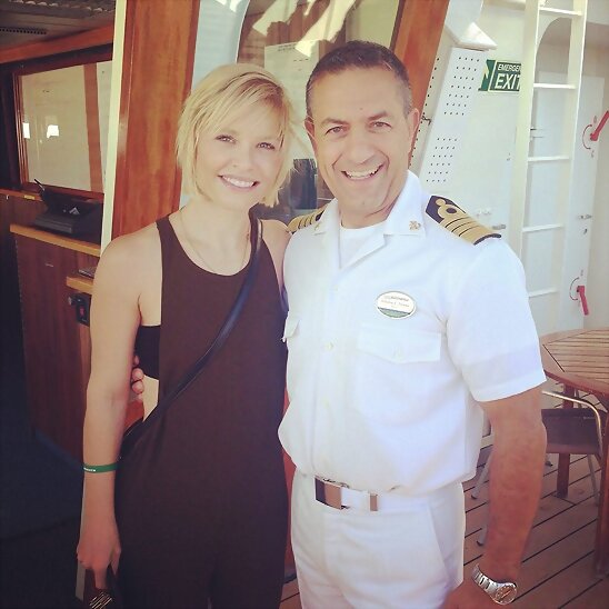 HOY VIERNES 9-1-2015, FOTO DE SORAYA EN UN CRUCERO