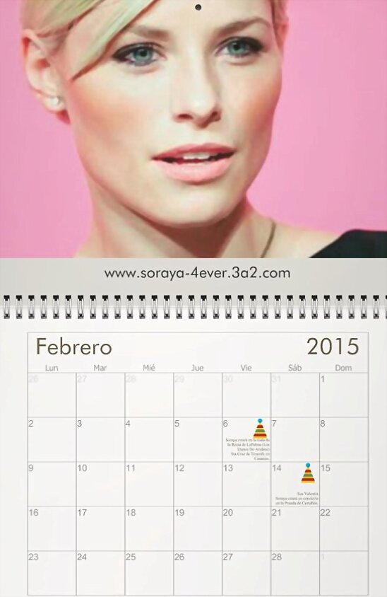 HOY DOMINGO 1-2-2015, CALENDARIO DEL MES FEBRERO
