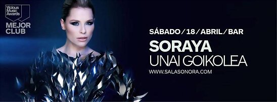 HOY SÁBADO 18-4-2015, SORAYA EN CONCIERTO EN BILBO