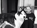 HOY JUEVES 30-4-2015, FOTO DE SORY CON SU PERRO