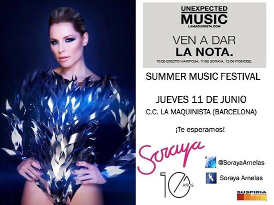 HOY JUEVES 11-6-2015, CONCIERTO EN BARCELONA