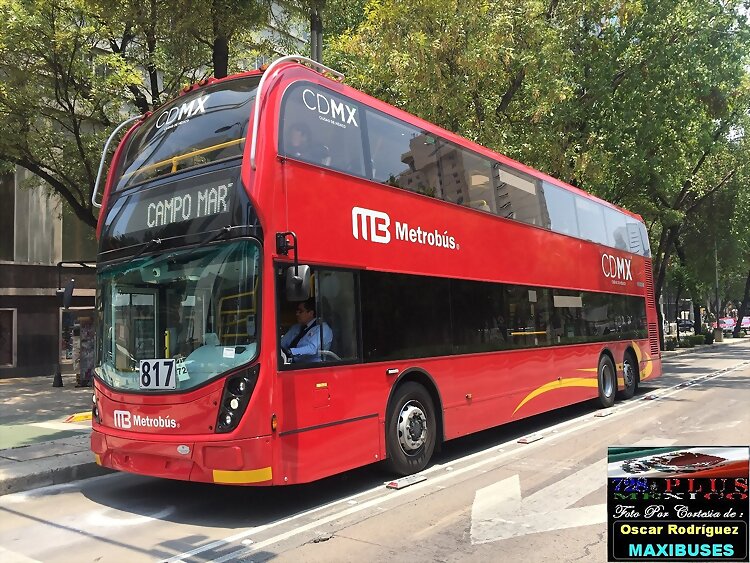 Metrobús Dennis Enviro 500 Línea 7CIUDAD DE MÉXICO