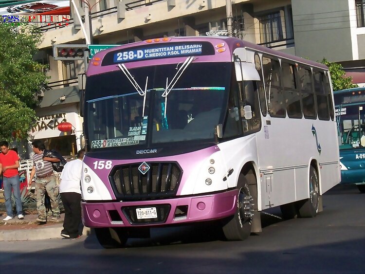 Transp. Vanguar. De Jalisco  Urbus g-2   R 258-D