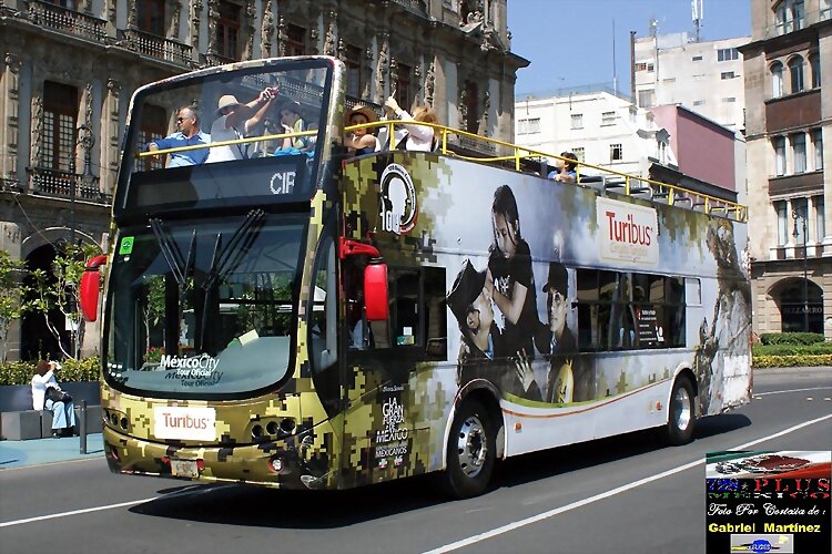 Turibús Busscar Urbanuss Pluss DD  MÉXICO DF