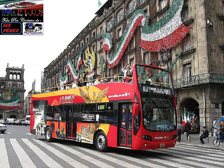 Turibús Busscar Urbanuss Pluss DD MÉXICO DF