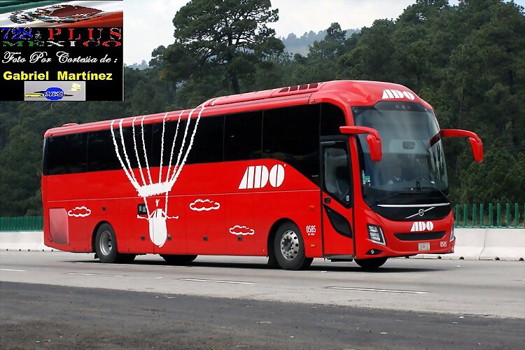 ADO Volvo 9800 AUTOPISTA MÉXICO-PUEBLA