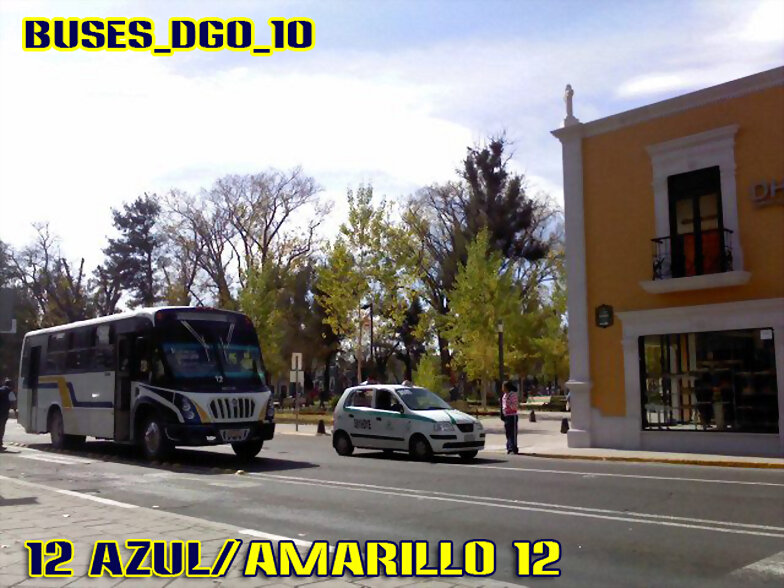 12 AZUL/AMARILLO 12 (ACTUALMENTE)