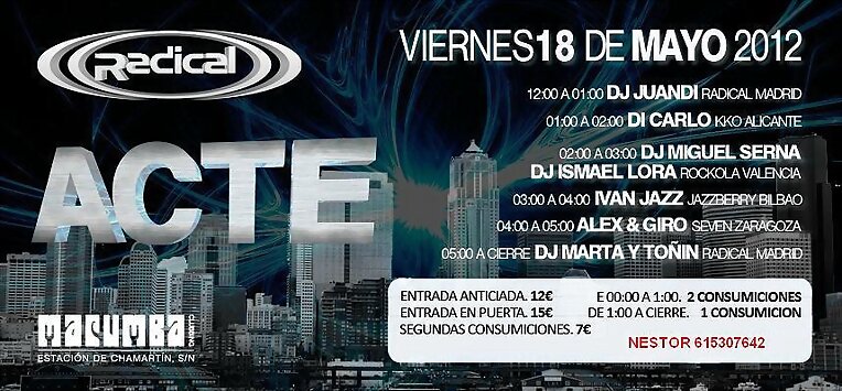 ACTE EN MACUMBA 18-05-2012