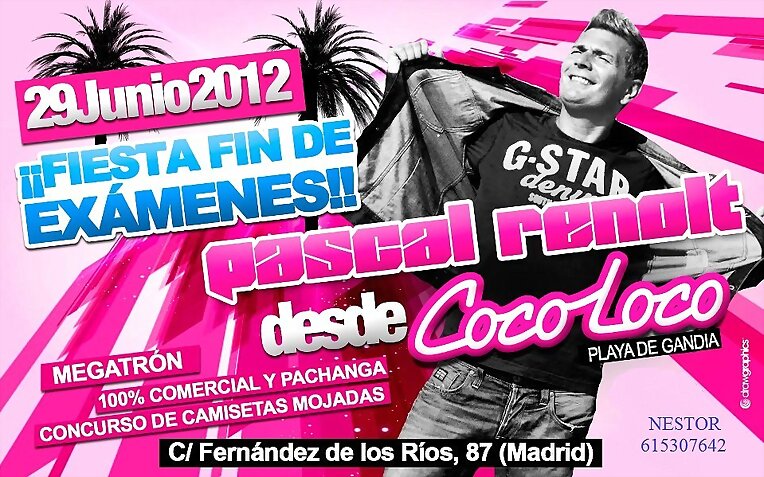 ¡¡¡FIESTA FIN DE EXAMENES!!!Desde COCO LOCO Pascal
