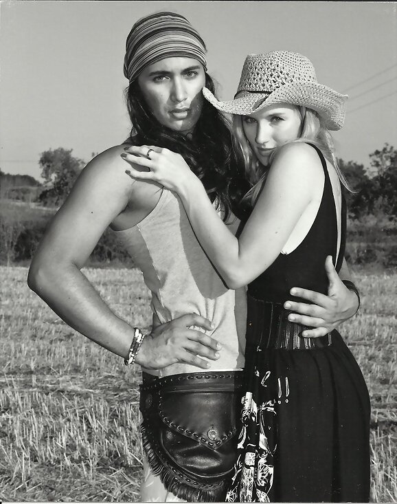 pareja hipie