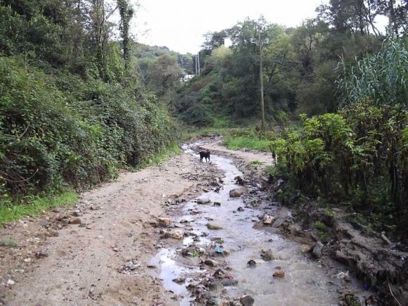 Riera de la Conreria, depues de unas lluvias