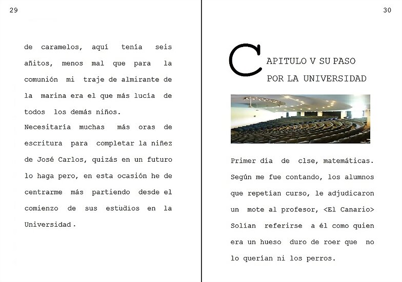 CAPITULO V - SU PASO POR LA UNIVERSIDAD