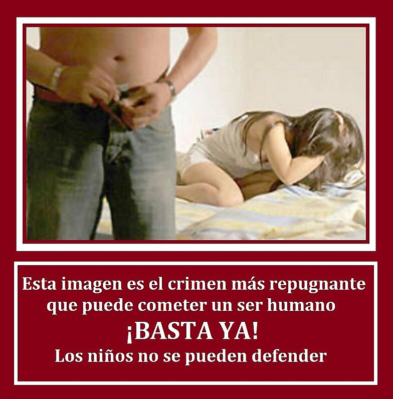 BASTA YA A LA VIOLACIÓN INFANTIL