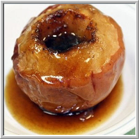 Manzana asada