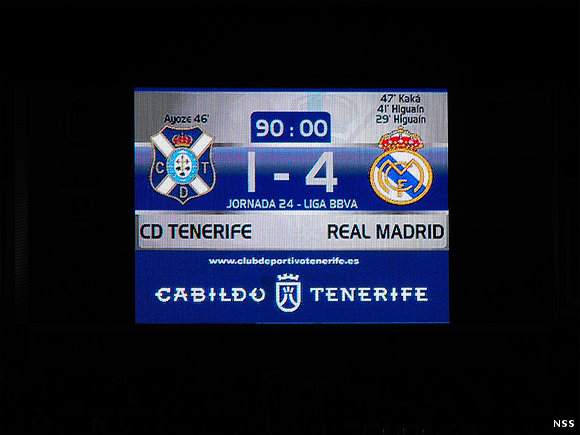 Tenerife 1 - Real Madrid 5 (33) (27-2-2010)