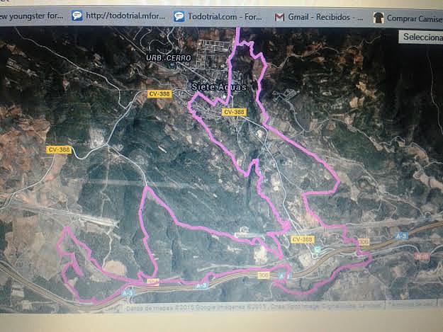 Este sera el recorrido del próximo trial de Siete