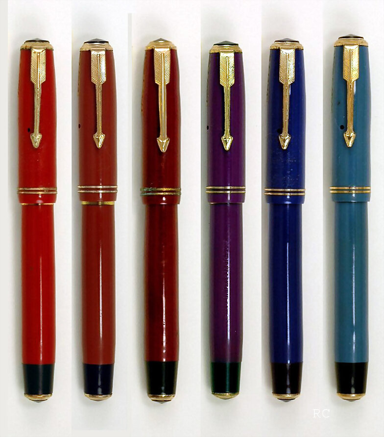 Parker Vacumatics prototypes solid colors