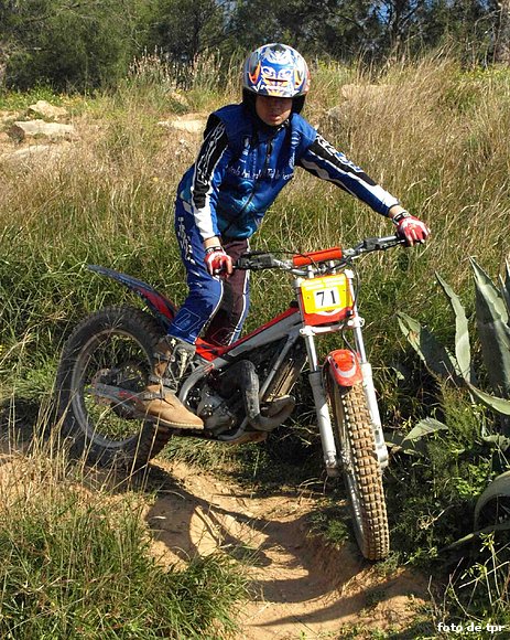 CESAR DUS, SEGUNDO EN JUVENIL.