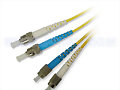 FC-ST Single Mode Duplex Fiber Optic Patch Cable