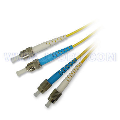 FC-ST Single Mode Duplex Fiber Optic Patch Cable