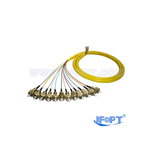 FC/PC 12 core Fiber optic pigtail