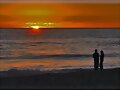Atardecer Playa Re&ntilde;aca  (Chile)