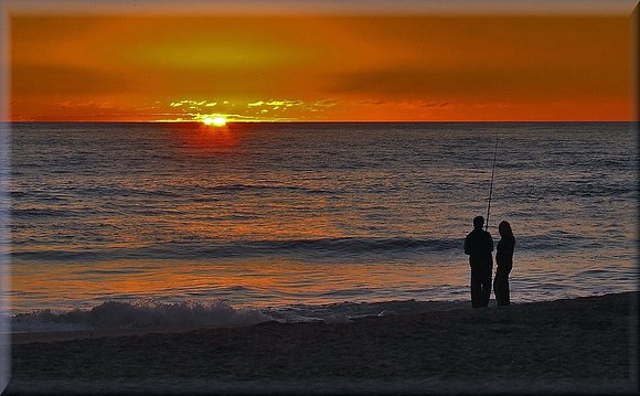Atardecer Playa Reñaca  (Chile)
